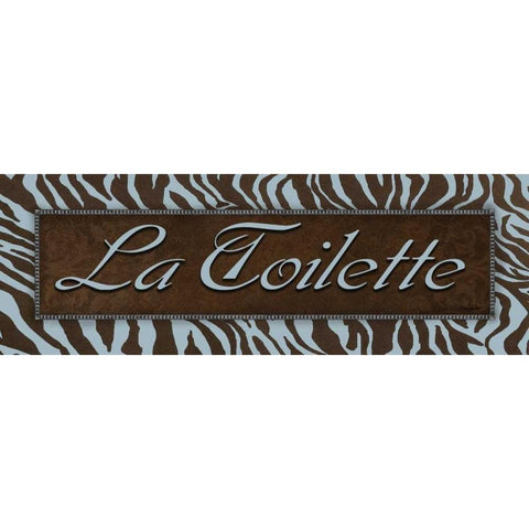 La Toilette Black Modern Wood Framed Art Print by Williams, Todd