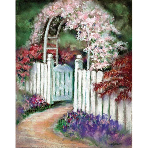 Garden Retreat III White Modern Wood Framed Art Print by Williams, Todd