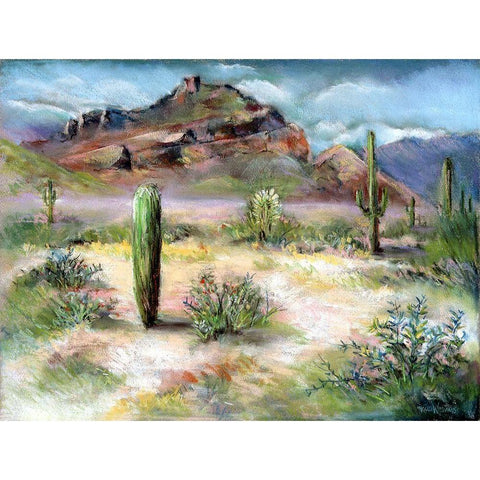 Red Mountain Gold Ornate Wood Framed Art Print with Double Matting by Williams, Todd