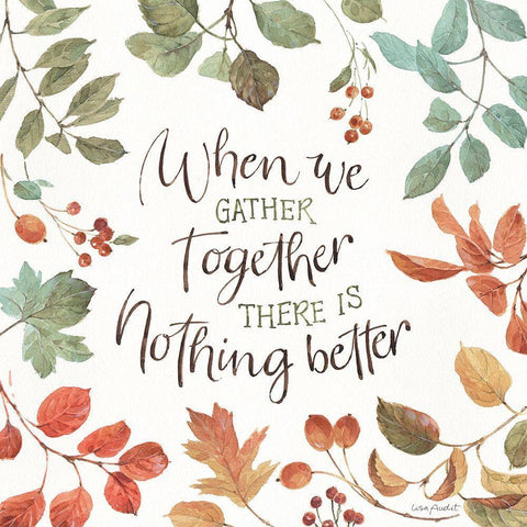 Autumn in Nature 08 on White White Modern Wood Framed Art Print by Audit, Lisa