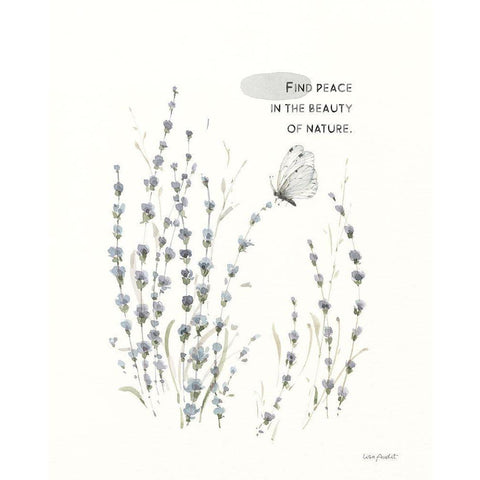 Au Naturel V White Modern Wood Framed Art Print by Audit, Lisa