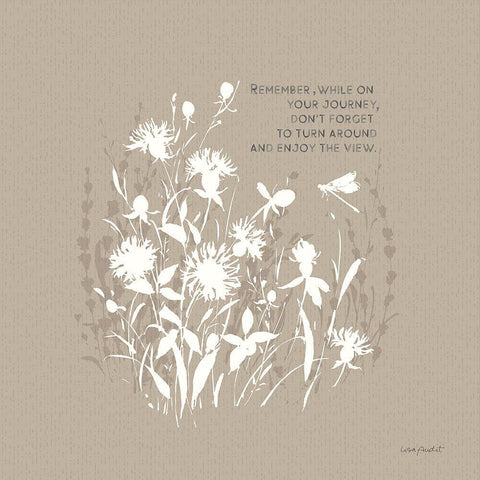 Au Naturel VII on Beige White Modern Wood Framed Art Print with Double Matting by Audit, Lisa