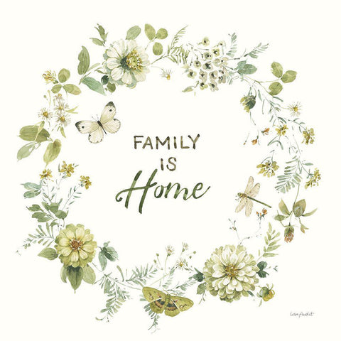 Green Fields XXVII Black Modern Wood Framed Art Print with Double Matting by Audit, Lisa