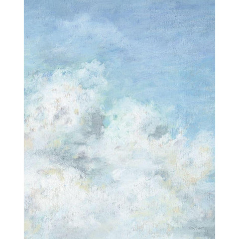 Heavenly Blue 04 Black Modern Wood Framed Art Print by Audit, Lisa