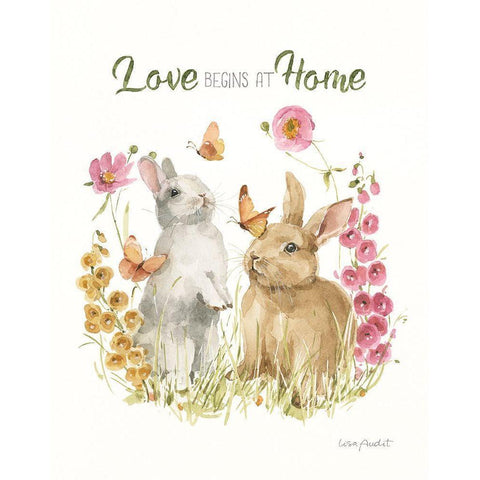 Hop on Spring VIII Black Modern Wood Framed Art Print by Audit, Lisa