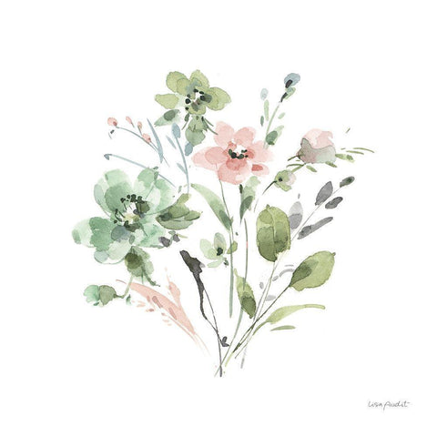 Inner Garden 02 White Modern Wood Framed Art Print by Audit, Lisa