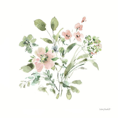 Inner Garden 03 Gold Ornate Wood Framed Art Print with Double Matting by Audit, Lisa