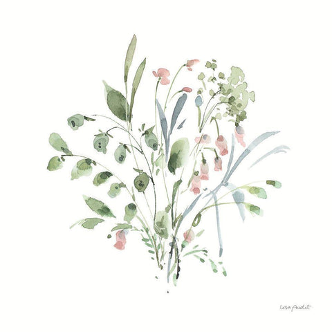 Inner Garden 04 White Modern Wood Framed Art Print by Audit, Lisa