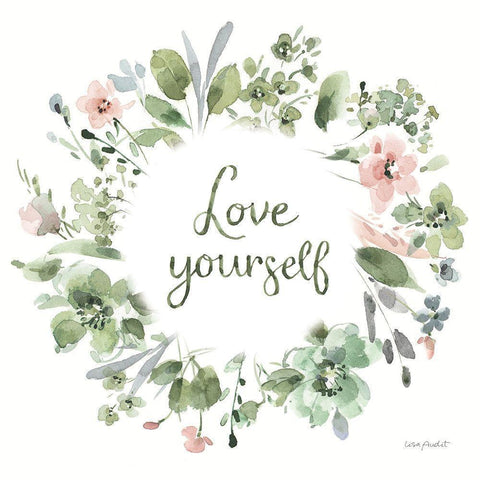 Inner Garden 08 Black Modern Wood Framed Art Print with Double Matting by Audit, Lisa