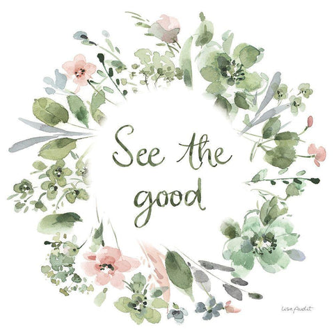 Inner Garden 11 Black Modern Wood Framed Art Print with Double Matting by Audit, Lisa