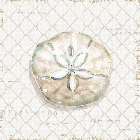 Ocean View V Black Modern Wood Framed Art Print with Double Matting by Audit, Lisa