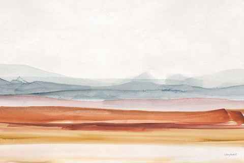 Sierra Hills 01 Black Ornate Wood Framed Art Print with Double Matting by Audit, Lisa