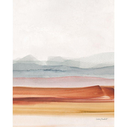 Sierra Hills 02 Black Modern Wood Framed Art Print with Double Matting by Audit, Lisa