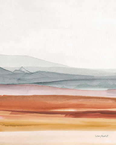 Sierra Hills 03 Black Ornate Wood Framed Art Print with Double Matting by Audit, Lisa