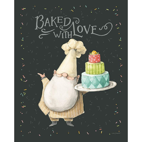 Sweet Little Pleasures IV on Black Black Modern Wood Framed Art Print with Double Matting by Audit, Lisa