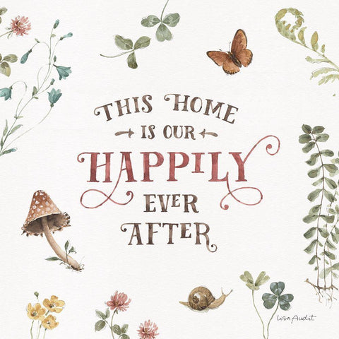 Storybook 05 Black Modern Wood Framed Art Print with Double Matting by Audit, Lisa