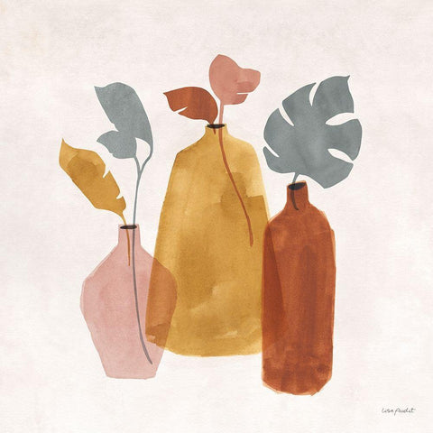 Terracotta 03 White Modern Wood Framed Art Print by Audit, Lisa