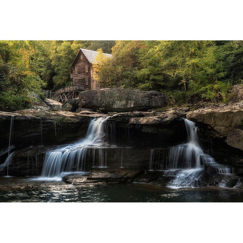 The Mill Black Modern Wood Framed Art Print by Head, Danny