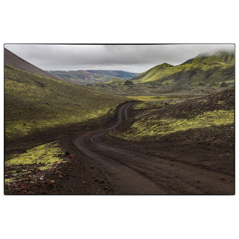 Chocolate Mint White Modern Wood Framed Art Print by Head, Danny