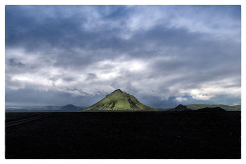 Maelifell Black Ornate Wood Framed Art Print with Double Matting by Head, Danny