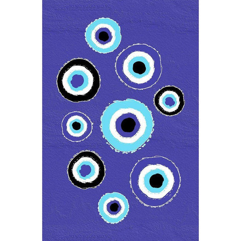 Eye Team White Modern Wood Framed Art Print by Aesthete