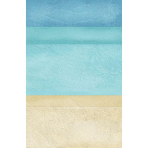 Ocean White Modern Wood Framed Art Print by Aesthete