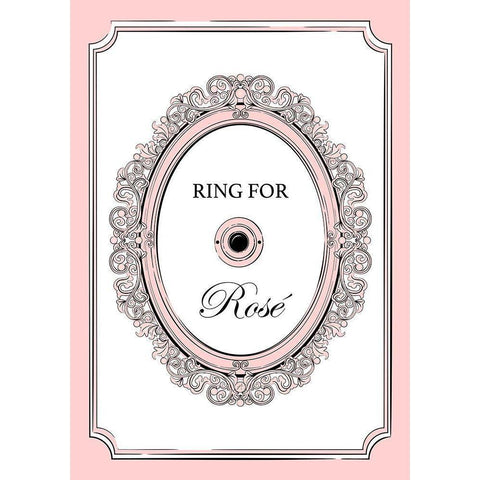 Ring for Rose Gold Ornate Wood Framed Art Print with Double Matting by Aesthete