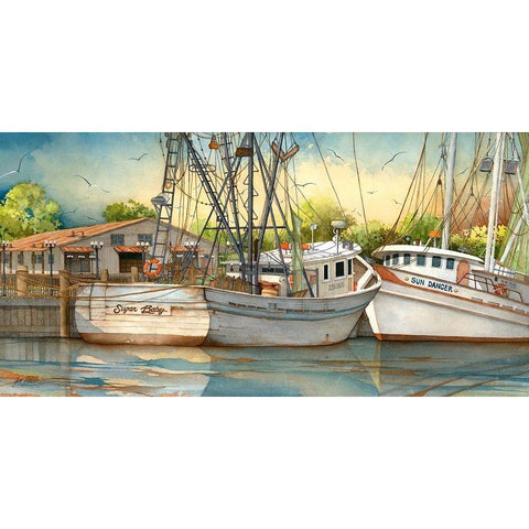 Sugar Baby Black Modern Wood Framed Art Print by Rizzo, Gene