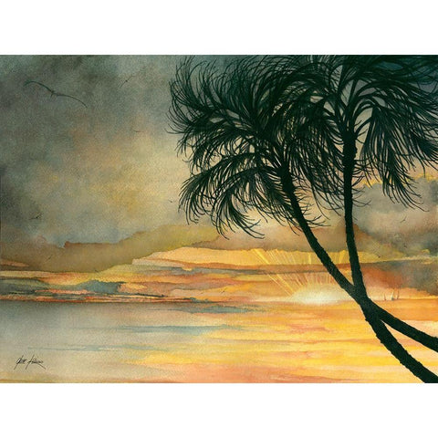 This Magic Moment Black Modern Wood Framed Art Print by Rizzo, Gene