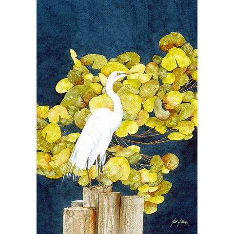 Henrietta White Modern Wood Framed Art Print by Rizzo, Gene