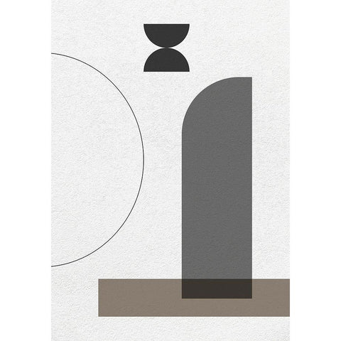 Catalyst No.2 Black Modern Wood Framed Art Print by Ratcliffe, Tiffany