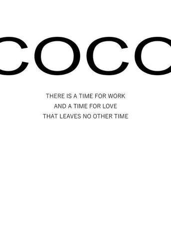 Coco White Modern Wood Framed Art Print with Double Matting by Mi, Suki