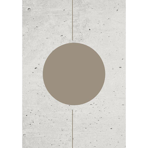 Concrete Shapes No.2 Gold Ornate Wood Framed Art Print with Double Matting by Ratcliffe, Tiffany