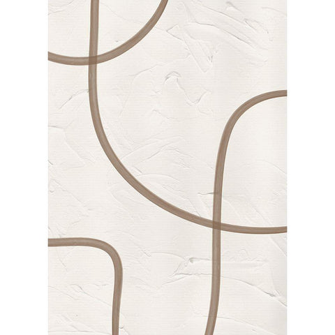 Entwine Black Modern Wood Framed Art Print with Double Matting by Ratcliffe, Tiffany