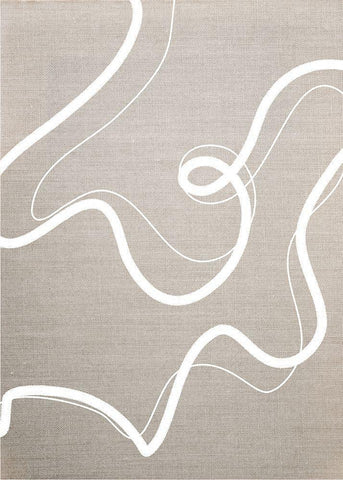 Formation No.2 White Modern Wood Framed Art Print with Double Matting by Ratcliffe, Tiffany