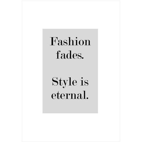 Fashion Fades White Modern Wood Framed Art Print by Mi, Suki