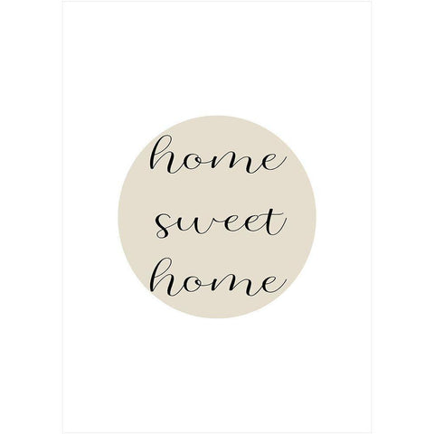 Home Sweet Home Gold Ornate Wood Framed Art Print with Double Matting by Mi, Suki