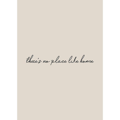 No Place Like Home White Modern Wood Framed Art Print by Mi, Suki