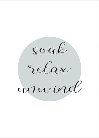 Relax-Unwind Black Ornate Wood Framed Art Print with Double Matting by Mi, Suki