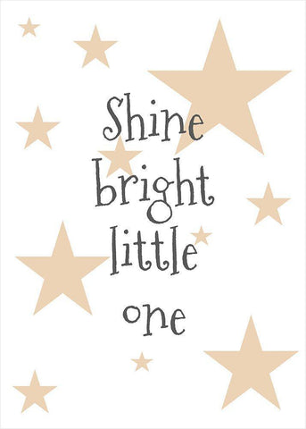 Shine Bright Black Ornate Wood Framed Art Print with Double Matting by Mi, Suki