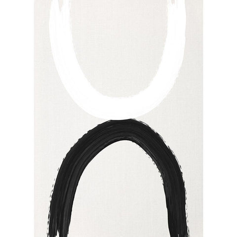 The Arches No.1 Black Modern Wood Framed Art Print with Double Matting by Ratcliffe, Tiffany