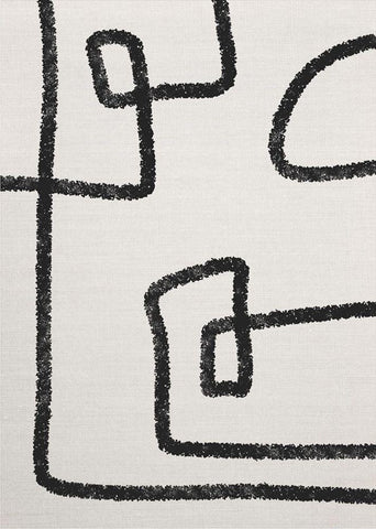 The Journey No.1 White Modern Wood Framed Art Print with Double Matting by Ratcliffe, Tiffany