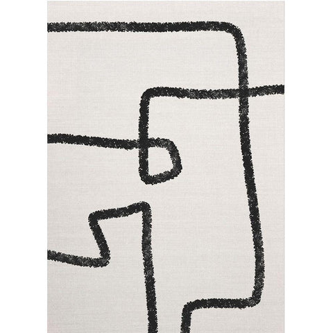 The Journey No.2 Black Modern Wood Framed Art Print with Double Matting by Ratcliffe, Tiffany