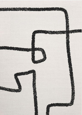 The Journey No.2 Black Ornate Wood Framed Art Print with Double Matting by Ratcliffe, Tiffany