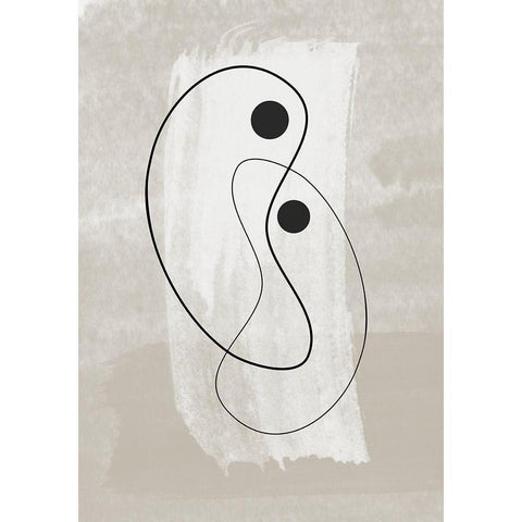 Together Black Modern Wood Framed Art Print by Ratcliffe, Tiffany
