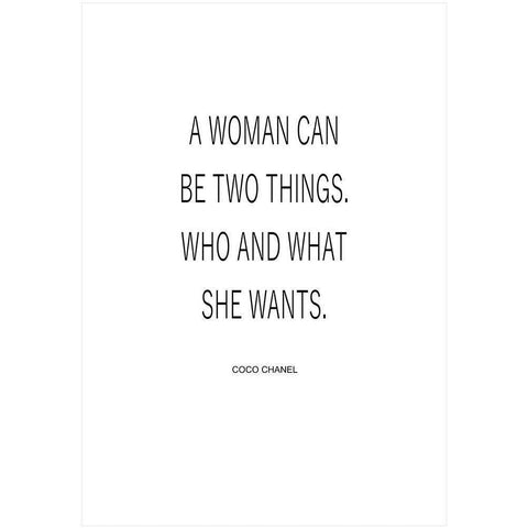 Who and What She Wants Gold Ornate Wood Framed Art Print with Double Matting by Mi, Suki