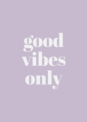 Good Vibes Only Black Ornate Wood Framed Art Print with Double Matting by Mi, Suki