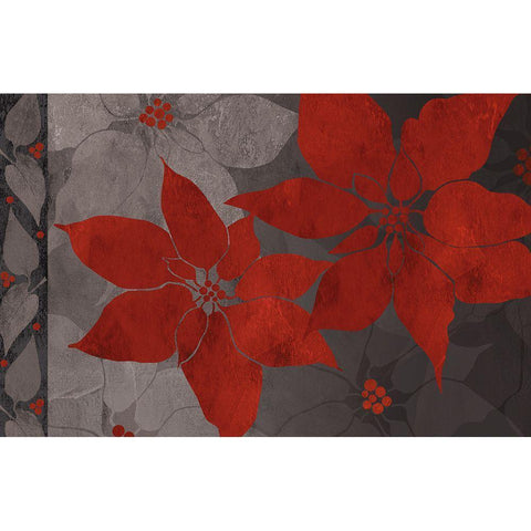 Nuit de Noel I Black Modern Wood Framed Art Print by Art Licensing Studio