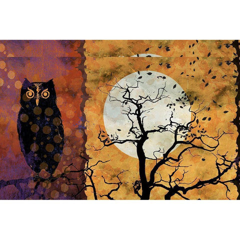 All Hallows Eve 1I Gold Ornate Wood Framed Art Print with Double Matting by Art Licensing Studio