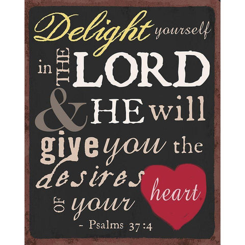 Psalm Saying I Black Modern Wood Framed Art Print with Double Matting by Art Licensing Studio